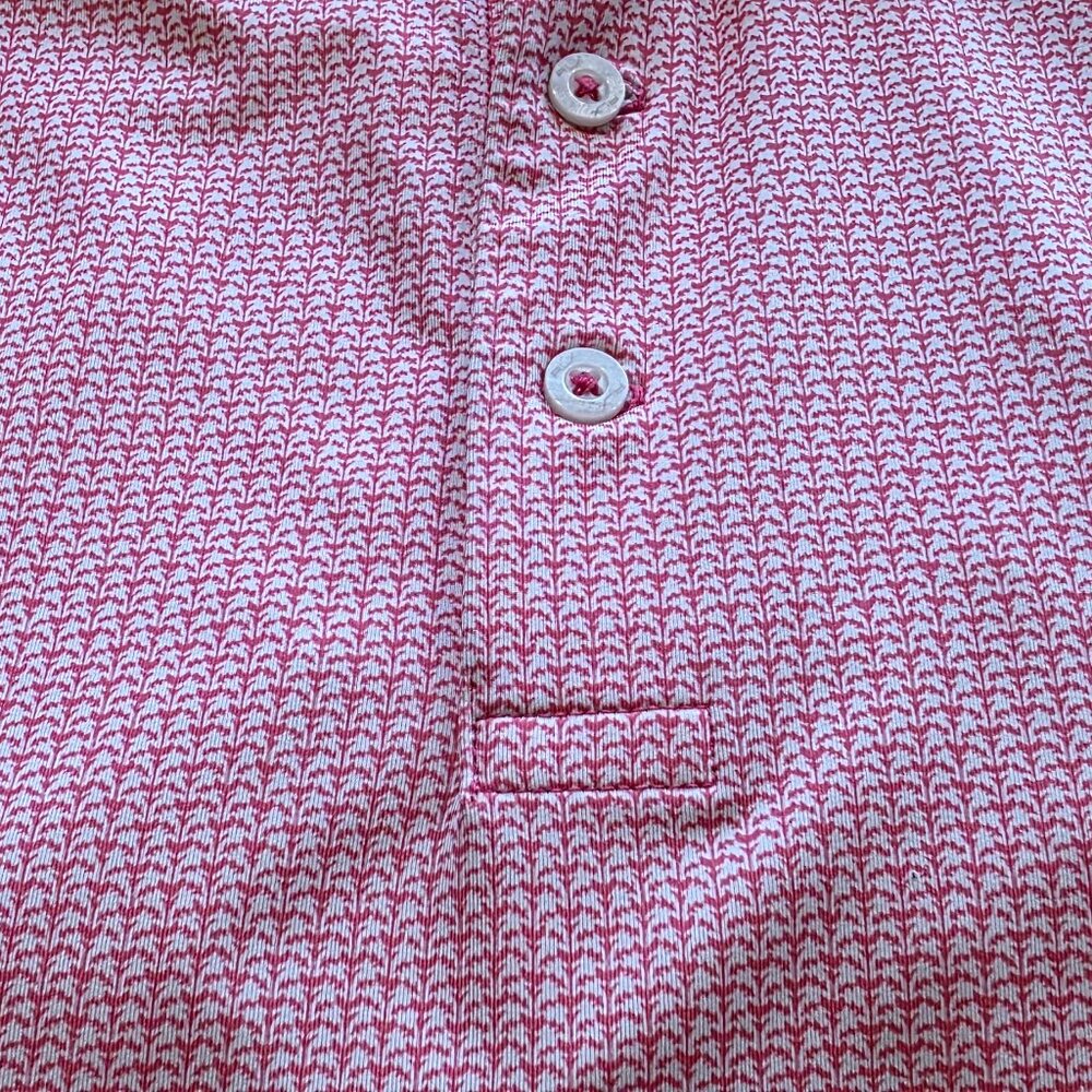 RLX Ralph Lauren Mens XXL Golf Polo Shirt Pink Performance Short Sleeve EUC - Picture 4 of 11